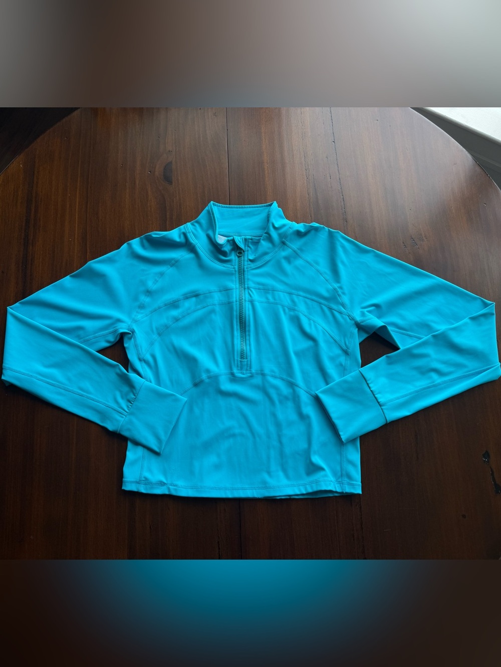 Teal Compression Half-Zip